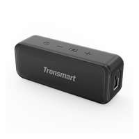TRONSMART t2 mini bluetooth hordozható hangszóró (v5.0, 2200mah belső akku, 10w teljesítmény, ipx7 vízálló) fekete