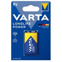 Varta Longlife Power alkáli elem (9V/6LR61, 1db)