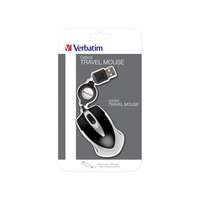 Verbatim Go Mini optikai egér (USB, ezüst-fekete)