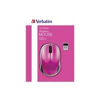 Verbatim Go cordless optikai egér (USB, ciklámen)