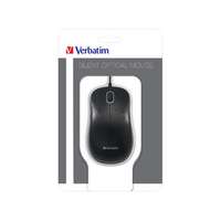 Verbatim Silent optikai egér (USB, fekete)