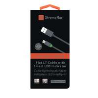 XtremeMac LED visszajelzős Lightning USB adatkábel 1,2 m (szürke)