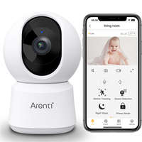 ARENTI Arenti IP wifi PT dómkamera - P2Q (4MP, 3,6mm, beltéri, IR10m, microSD, mikrofon, hangszóró)