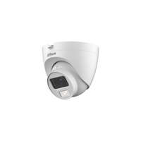 DAHUA Dahua Analóg turretkamera - HAC-HDW1200CLQ-IL-A (SmartColor, 2MP, 3,6mm, kültéri, IR20m+LED20m, IP67, mikrofon, 12VDC)