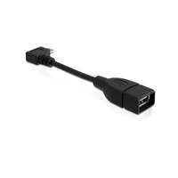 DELOCK Delock Kábel - 83104 (USB Micro-B, forgatott > USB-A 2.0 OTG, apa/anya, 11cm)