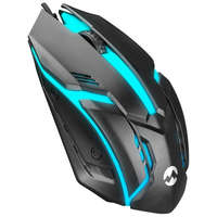 EVEREST Everest Gamer Egér - SM-G62 (1000 DPI, 3 gomb, 1,35m kábel, optikai, fekete, RGB LED)