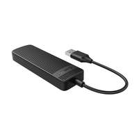 ORICO Orico USB2.0 Hub - FL02-BK (4 port, Bemenet: USB-A, Kimenet: 4xUSB-A, fekete)