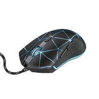 TRUST Trust Egér Gamer - GXT 133 Locx (Optikai érzékelő; 800-4000DPI; 6 gomb; LED, 180cm kábel)
