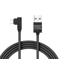 DELIGHT Delight kábel - USB-C töltőkábel (USB - USB Type-C apa be-/kimenet; 2m, fekete)