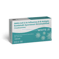 Whitelab WHITELAB SARS-CoV-2 és Influenza A+B Antigén Kombinált Gyorsteszt Orrváladékból (Tesztkazettás) 1db (Utolsó darabos akció!)
