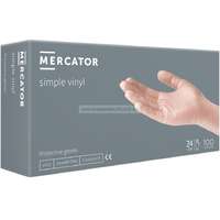  MERCATOR simple vinyl púd.mentes kesztyű L 100db