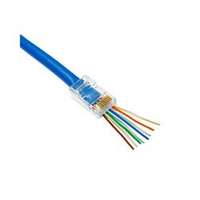 ÉpületIntelligencia Adatcsatlakozó dugó átmenő RJ45 UTP Ca6e kábelre ÉpületIntelligencia EZ-CAT6-A11UTP - RJ45UTPCAT6eÁT