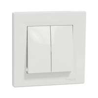 Schneider Asfora 105 2x1P csillárkapcsoló betét teljes fedéllel fehér süllyesztett IP20 1- Schneider - EPH0300121