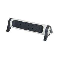 LEGRAND Asztali elosztósor 3680W gyerekvédős fehér/fekete forgatható 3x2P+E/230V 16A IP20 Premium LEGRAND - 694543
