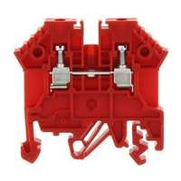 CONTA-CLIP Átmenő sorkapocs TS32/35 1-szintes 24A 0,2-2,5mm2/érvéghüvely piros RK 2,5 RD CONTA-CLIP - 1296.9