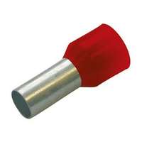 Haupa Érvéghüvely szigetelt normál 1.5mm2 8mm piros Haupa - 270726