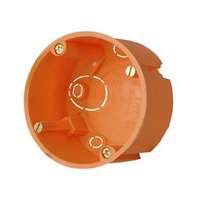 Kopp Gipszkarton szerelvénydoboz 1-es kerek 68mm-átmérő műanyag narancs csavarral Kopp - 346700004