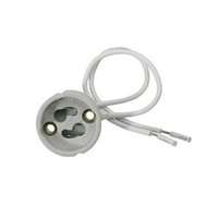 KANLUX Halogén foglalat vezetékkel 2A GZ10 GU10 falonkívüli porcelán szürke csavaros HLDR-GZ10 KANLUX - 00402
