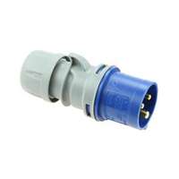 PCE Ipari dugvilla lengő 2P+E 16A 230V(50+60Hz) kék IP44 műanyag csavarmentes kapcsos Turbo Shark PCE - 013-6tt