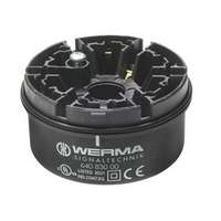 WERMA Jelzőoszlop alapmodul KombiSIGN71-hez IP65 csavaros csőtengelyes beépítés fekete WERMA - 64083000