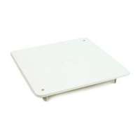 Dietzel Kötődoboz fedél (MÜDK) négyzetes csavaros fehér műanyag 150mm x 150mm AK/RD 150 Dietzel - 000737