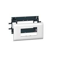 LEGRAND Mosaic csatorna-szerelvénykeret 85mm-fedélhez 4-egység kezeletlen műanyag fényesfehér DLP LEGRAND - 010994