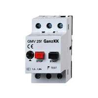 Ganz KK Motorvédő kapcsoló 10-16A-hő 4kA fix termomágneses csavaros GMV 25F Ganz KK - 400-2000-011