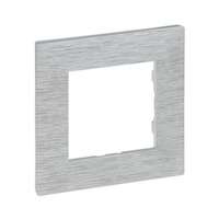 LEGRAND NiloéStep keret csiszolt alumínium 1-egység vízszintes és függőleges műanyag kezeletlen LEGRAND - 863891