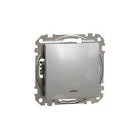 Schneider SednaÚj 101 1P kapcsoló +jelzőfény betét adapterrel alumínium süllyesztett rugós IP20 Schneider - SDD113101L