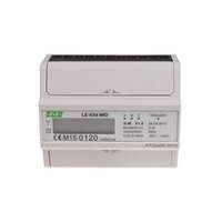 F&F Filipowski Sorolható fogyasztásmérő 3F LCD MID impulzusadós 100A direkt elektronikus LE-03d F&F Filipowski