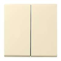 GIRA ST55 billentyű kettős kapcs/nyg.-hoz krém üres-jel IP20 műanyag fényes kapocs GIRA - 029501