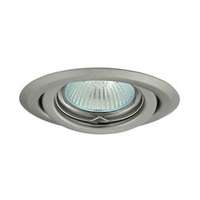 KANLUX Szpot lámpatest álmennyezetbe MR16 1x 35W 12V AC/DC GX5.3 króm-ház acél ARGUS CT-2115-C/M KANLUX - 00331