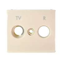 LEGRAND Valena fedlap TV-RD koax-antennadugaljhoz műanyag elefántcsont címketartó nélkül LEGRAND - 774342