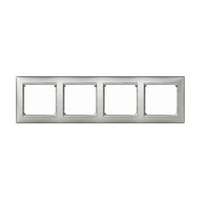 LEGRAND Valena keret 4-es alumínium/ezüst vízszintes és függőleges műanyag LEGRAND - 770354