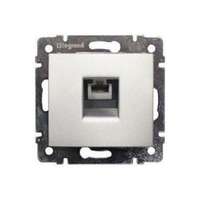LEGRAND Valena telefon csatlakozó betét közp. fedéllel RJ11 műanyag alumínium LEGRAND - 770138