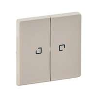 LEGRAND ValenaLife billentyű kettős kapcs/nyg.-hoz bézs üres-jel jelzőfényes IP20 műanyag fényes LEGRAND - 755221