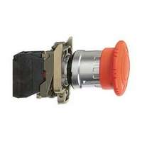 Schneider Vészgomba-nyomó komplett d22 1ny 1z süllyesztett 40mm-fej fordító nyugtázás Harmony XB4 Schneider - XB4BS8445