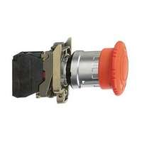 Schneider Vészgomba-nyomó komplett d22 1ny süllyesztett 40mm-fej fordító nyugtázás Harmony XB4 Schneider - XB4BS8442