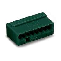 WAGO Vezetékösszekötő 8-pólus 6A 100V sötétszürke Micro WAGO - 243-208