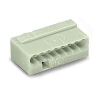 WAGO Vezetékösszekötő 8-pólus 6A 100V világosszürke Micro WAGO - 243-308