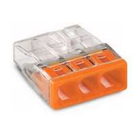 WAGO Vezetékösszekötő átlátszó 3-pólus 0.5-2.5mm2 24A 450V WAGO - 2273-203