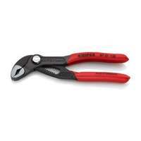 KNIPEX Vízpumpafogó 61HRC 27mm kulcsnyílás piros 30mm-max. átfogás 13-poz. állítható 125mm Cobra KNIPEX - 8701125