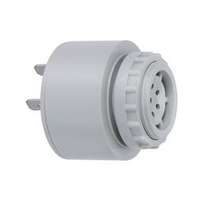 WERMA Zümmögő előlapba d29mm folyamatos hang 90dB 24V AC/DC szürke-ház műanyag süllyesztett IP30 WERMA - 11806815