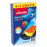 Vileda Vileda Color Pur Active mosogatószivacs 3+1db