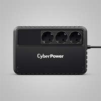 CYBERPOWER CYBERPOWER UPS BU650EG (3 Schuko) 650VA (360 W), 230V Power-Saving LINE-INTERAKTÍV szünetmentes elosztó, AVR