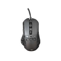White Shark WHITE SHARK ECTOR-B GM-5016B RGB gamer egér, 12.200 dpi, 7 gombos fekete