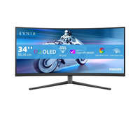 PHILIPS Philips EVNIA Ívelt Gaming OLED monitor 34", 34M2C6500/00 3440x1440, 21:9, 0,03ms, 2xHDMI/DP/4xUSB, áll. mag., Ambiglow