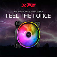 ADATA ADATA XPG Rendszerhűtő ventilátor Hurricane RGB, 12cm, fekete