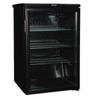 Snaigé Snaigé CD14SM-S3JJ üvegajtós fekete hűtőszekrény, 130 l, 85x56x60cm, Hőmérséklettartomány: -2...+14 °C, Acél külső, Automata leolvasztás, LED