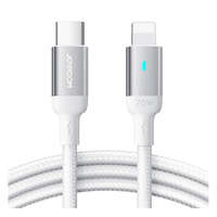 JoyRoom Joyroom S-CL020A10 PD USB-C-Lightning Adatkábel 20W, 1,2m, Fehér